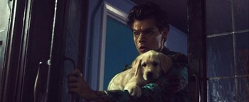 Movie still from “Harry Styles - Kiwi” (2017), directed by Us – Close Up shot, High angle