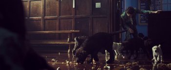 Movie still from “Harry Styles - Kiwi” (2017), directed by Us – Wide shot, High angle