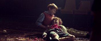 Movie still from “Harry Styles - Kiwi” (2017), directed by Us – Medium shot, High angle