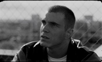 Movie still from “C.Tangana - Caballo Ganador” (2017), directed by Diana Kunst – Close Up shot, Low angle