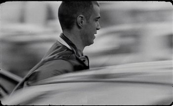 Movie still from “C.Tangana - Caballo Ganador” (2017), directed by Diana Kunst – Close Up shot, Low angle