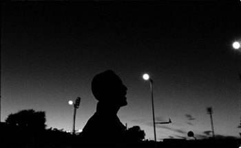 Movie still from “C.Tangana - Caballo Ganador” (2017), directed by Diana Kunst – Medium shot, Low angle