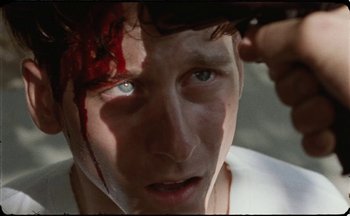 Movie still from “C.Tangana - Caballo Ganador” (2017), directed by Diana Kunst – Extreme Close Up shot, High angle