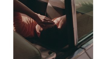 Movie still from “No World - Living Inc.” (2017), directed by Young Replicant – Extreme Close Up shot, High angle