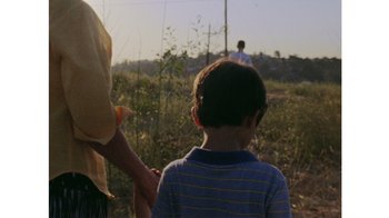 Movie still from “No World - Living Inc.” (2017), directed by Young Replicant – Close Up shot, High angle