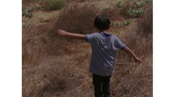 Movie still from “No World - Living Inc.” (2017), directed by Young Replicant – Wide shot, High angle