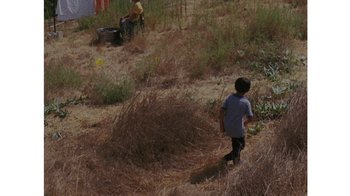 Movie still from “No World - Living Inc.” (2017), directed by Young Replicant – Extreme Wide shot, High angle