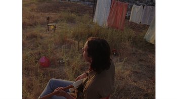 Movie still from “No World - Living Inc.” (2017), directed by Young Replicant – Wide shot, High angle