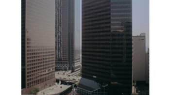 Movie still from “No World - Living Inc.” (2017), directed by Young Replicant – Extreme Wide shot, High angle