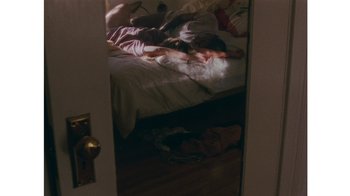 Movie still from “No World - Living Inc.” (2017), directed by Young Replicant – Extreme Close Up shot, High angle