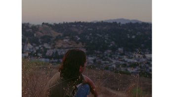 Movie still from “No World - Living Inc.” (2017), directed by Young Replicant – Wide shot, High angle