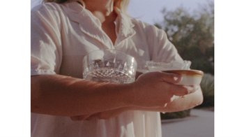 Movie still from “No World - Living Inc.” (2017), directed by Young Replicant – Extreme Close Up shot, Low angle