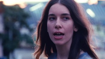 Movie still from “HAIM - Little of Your Love” (2017), directed by Paul Thomas Anderson – Close Up shot, Low angle