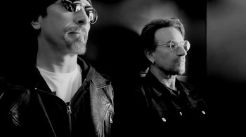 Movie still from “U2 - You’re The Best Thing About Me” (2017), directed by Jonas Åkerlund – Close Up shot, Low angle