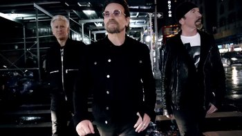 Movie still from “U2 - You’re The Best Thing About Me” (2017), directed by Jonas Åkerlund – Medium shot, Low angle