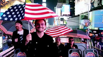 Movie still from “U2 - You’re The Best Thing About Me” (2017), directed by Jonas Åkerlund – Medium shot, Low angle