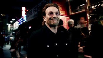 Movie still from “U2 - You’re The Best Thing About Me” (2017), directed by Jonas Åkerlund – Close Up shot, Over the shoulder angle