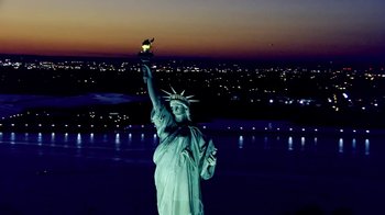 Movie still from “U2 - You’re The Best Thing About Me” (2017), directed by Jonas Åkerlund – Extreme Wide shot, Low angle