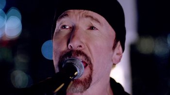 Movie still from “U2 - You’re The Best Thing About Me” (2017), directed by Jonas Åkerlund – Close Up shot, Overhead angle