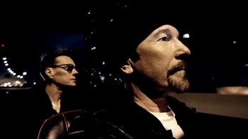 Movie still from “U2 - You’re The Best Thing About Me” (2017), directed by Jonas Åkerlund – Close Up shot, Low angle