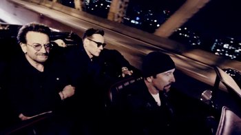 Movie still from “U2 - You’re The Best Thing About Me” (2017), directed by Jonas Åkerlund – Medium shot, High angle