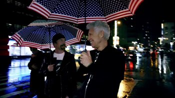 Movie still from “U2 - You’re The Best Thing About Me” (2017), directed by Jonas Åkerlund – Medium shot, Low angle