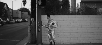 Movie still from “Depeche Mode - Cover Me” (2017), directed by Anton Corbijn – Wide shot, Low angle