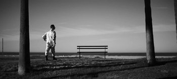 Movie still from “Depeche Mode - Cover Me” (2017), directed by Anton Corbijn – Wide shot, Low angle