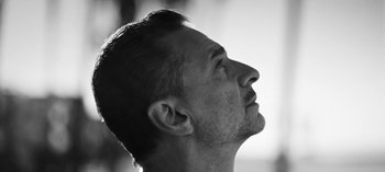 Movie still from “Depeche Mode - Cover Me” (2017), directed by Anton Corbijn – Close Up shot, Low angle