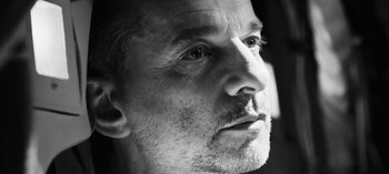 Movie still from “Depeche Mode - Cover Me” (2017), directed by Anton Corbijn – Extreme Close Up shot, Low angle