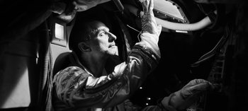 Movie still from “Depeche Mode - Cover Me” (2017), directed by Anton Corbijn – Extreme Close Up shot, Low angle