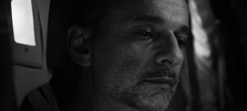 Movie still from “Depeche Mode - Cover Me” (2017), directed by Anton Corbijn – Close Up shot, Low angle