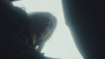 Movie still from “Bicep - Aura” (2017), directed by Matilda Finn – Extreme Close Up shot, Low angle