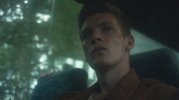 Movie still from “Bicep - Aura” (2017), directed by Matilda Finn – Close Up shot, Low angle