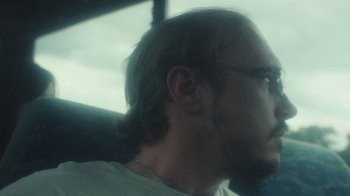 Movie still from “Bicep - Aura” (2017), directed by Matilda Finn – Close Up shot, Over the shoulder angle