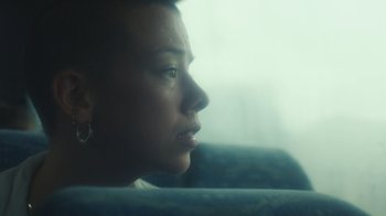 Movie still from “Bicep - Aura” (2017), directed by Matilda Finn – Close Up shot, Low angle