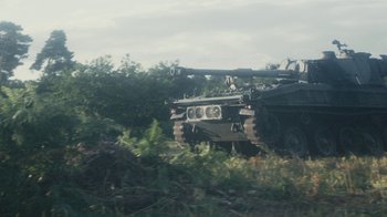 Movie still from “Bicep - Aura” (2017), directed by Matilda Finn – Extreme Wide shot, Low angle