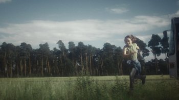 Movie still from “Bicep - Aura” (2017), directed by Matilda Finn – Wide shot, Low angle