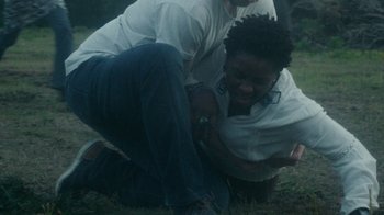 Movie still from “Bicep - Aura” (2017), directed by Matilda Finn – Medium shot, High angle