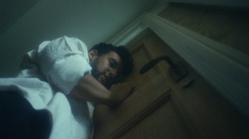 Movie still from “Bicep - Aura” (2017), directed by Matilda Finn – Extreme Close Up shot, High angle