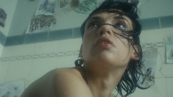 Movie still from “Bicep - Aura” (2017), directed by Matilda Finn – Close Up shot, Low angle