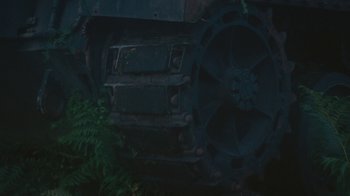 Movie still from “Bicep - Aura” (2017), directed by Matilda Finn – Wide shot, Low angle