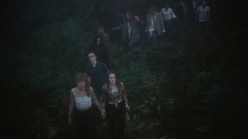 Movie still from “Bicep - Aura” (2017), directed by Matilda Finn – Wide shot, High angle