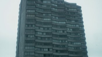 Movie still from “Bicep - Aura” (2017), directed by Matilda Finn – Extreme Wide shot, Low angle