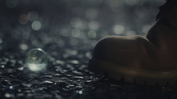 Movie still from “Bicep - Aura” (2017), directed by Matilda Finn – Extreme Close Up shot, Low angle