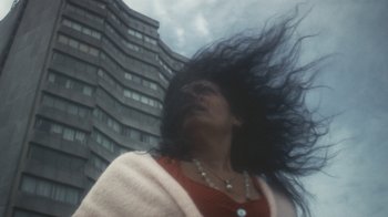 Movie still from “Bicep - Aura” (2017), directed by Matilda Finn – Extreme Close Up shot, Low angle