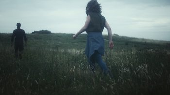 Movie still from “Bicep - Aura” (2017), directed by Matilda Finn – Wide shot, Low angle