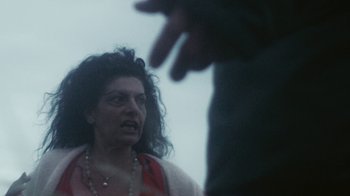 Movie still from “Bicep - Aura” (2017), directed by Matilda Finn – Close Up shot, Over the shoulder angle