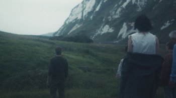 Movie still from “Bicep - Aura” (2017), directed by Matilda Finn – Wide shot, Over the shoulder angle