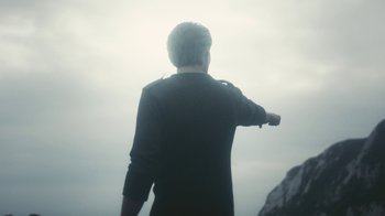 Movie still from “Bicep - Aura” (2017), directed by Matilda Finn – Medium shot, Low angle